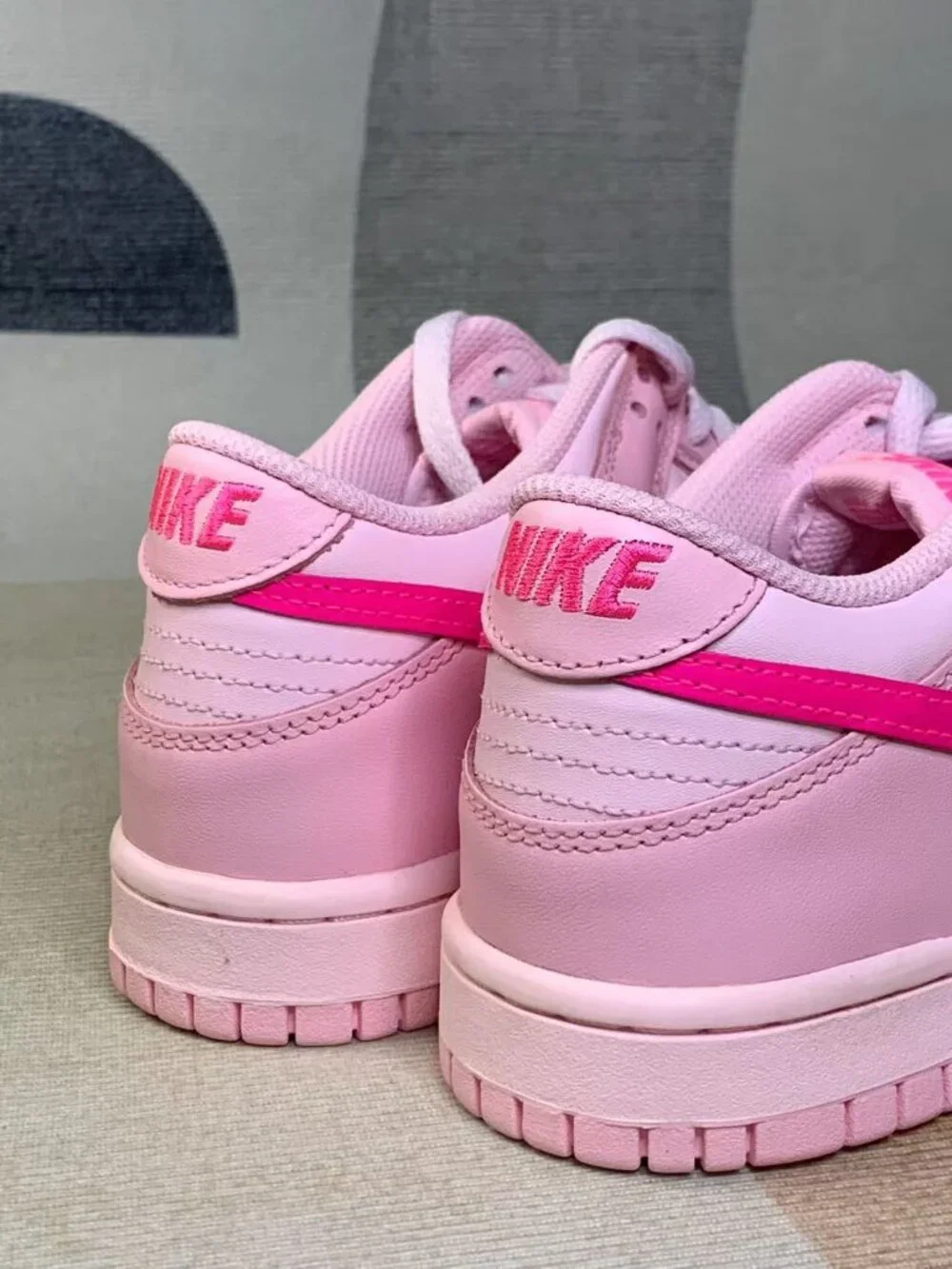 Nike Low Top Casual Sneakers Classic Swoosh Lace‑Up Street Shoes